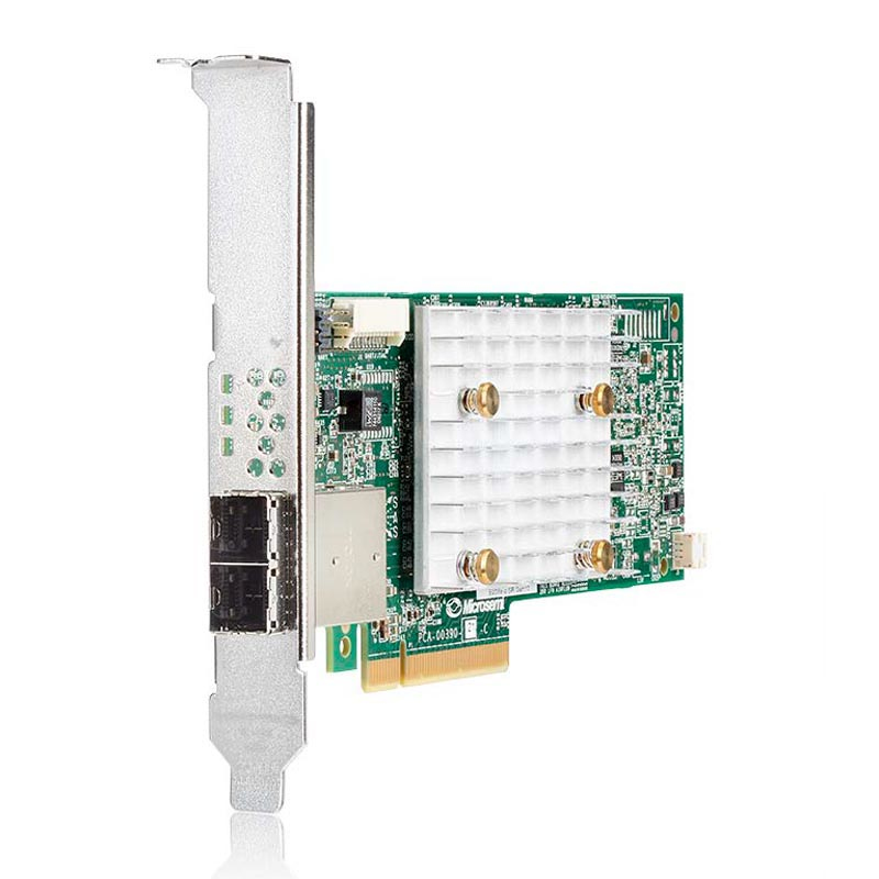 HPE Smart Array E208e-p SR Gen10 - Storage Controller (RAID) - 8 Channel - SATA 6Gb/s / SAS 12Gb/s - RAID 0, 1, 5, 10 - PCIe 3.0 X8 - For ProLiant DL325 Gen10, DL345 Gen10, DL360 Gen10, DL380 - C2000