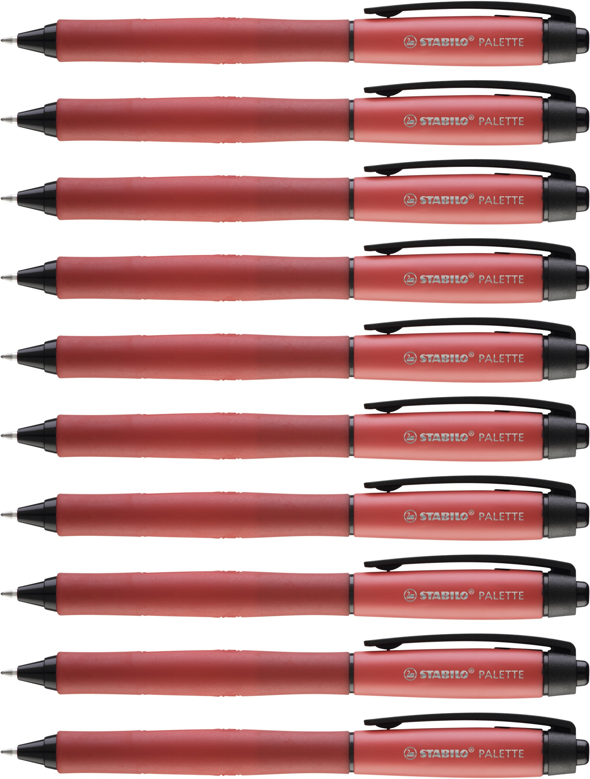 stabilo Stabilo Palette Gel Rollerball 0.4mm Line Red (pack 10) - 268/40-01 268/40-01 - AD01
