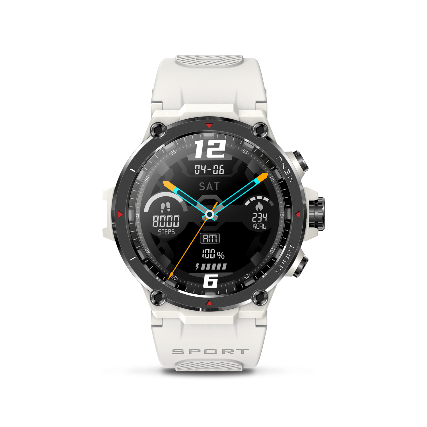 F-1s Sports Smart Watch Gps - White Vsw-002-f1s-w - WC01