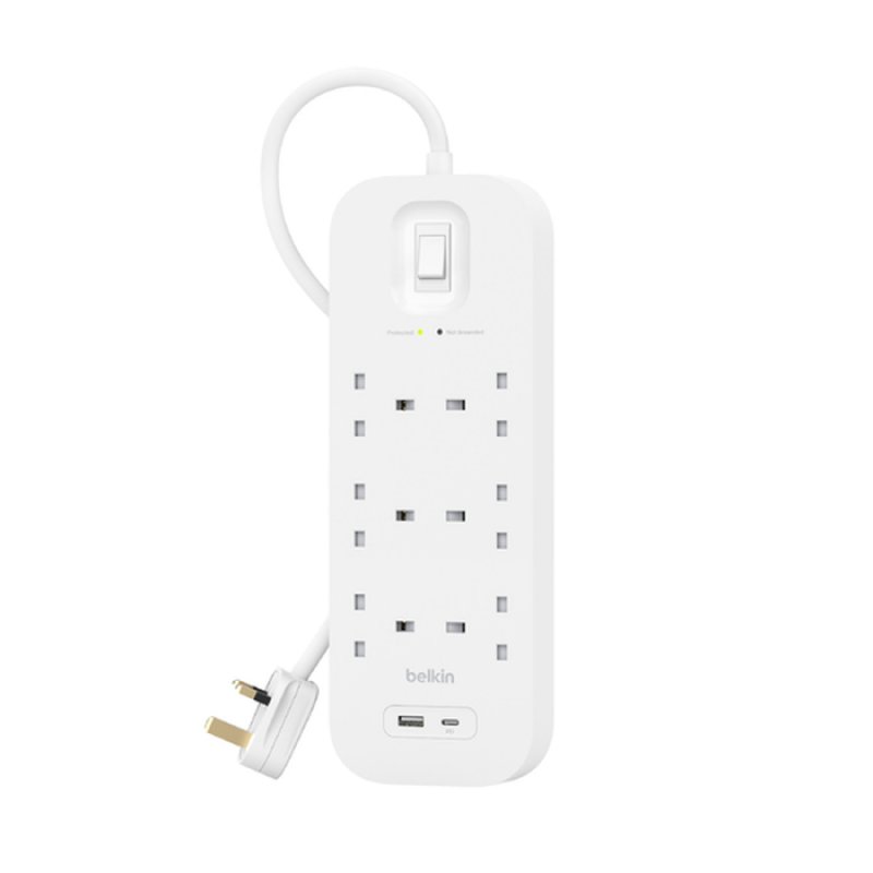 Surge Protection With Usb C 6 Outlet Srb002af2m - WC01