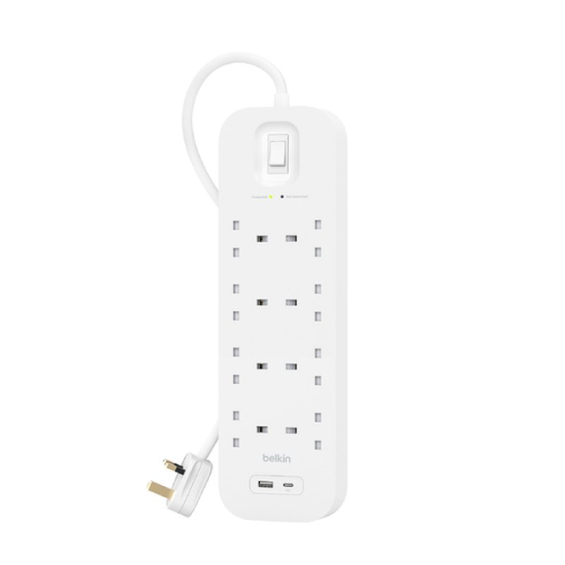 Surge Protection With Usb C 8 Outlet Srb003af2m - WC01