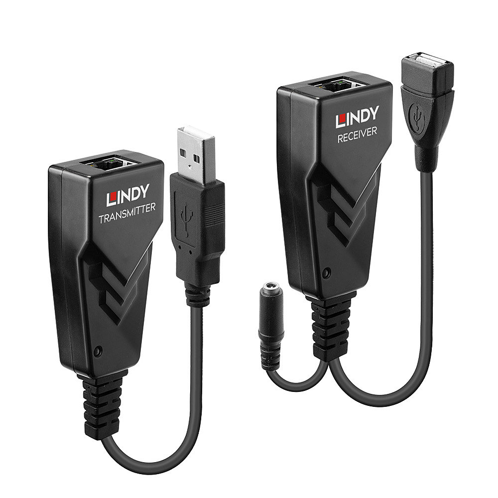 Lindy Converters & Scalers       100m Usb 2.0 Cat.5 Extender                                             42674