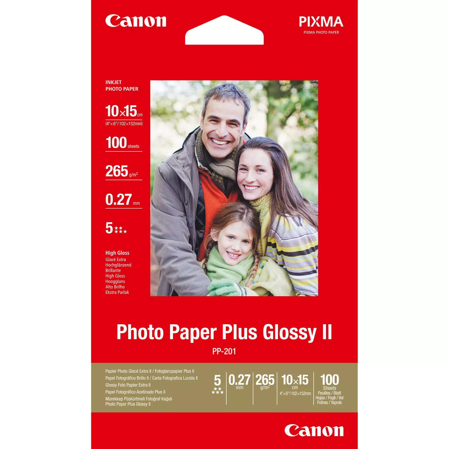 Bj Media Ph Paper Pp-201 4 X 6 100sh 2311b072 - WC01