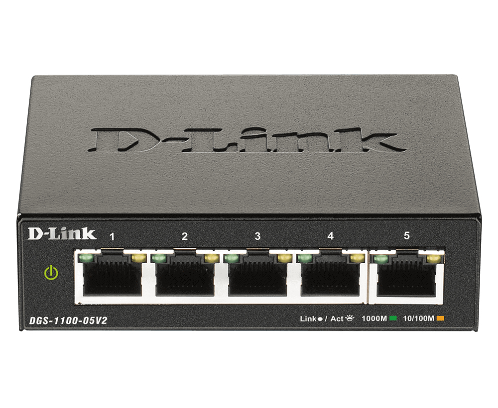 D-Link 5-Port Gigabit Smart Managed  Switch  DGS-1100-05V2/E - eet01
