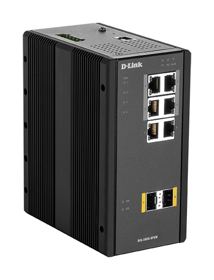 D-Link 8 Port L2 Managed Switch With 6 x 10/100/1000BaseT(X) DIS-300G-8PSW - eet01