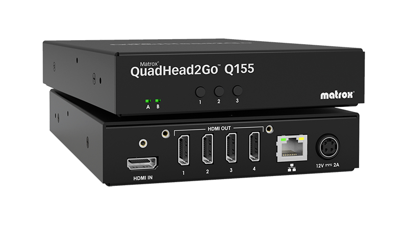 Matrox Quadhead2go Q155 Appliance Q2g-h4k - NA01