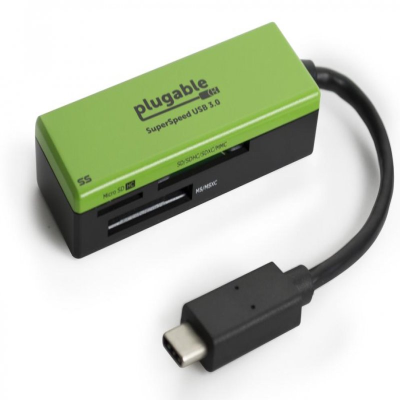 Plugable USB C SD Card Reader USBC-FLASH3 - CMS01