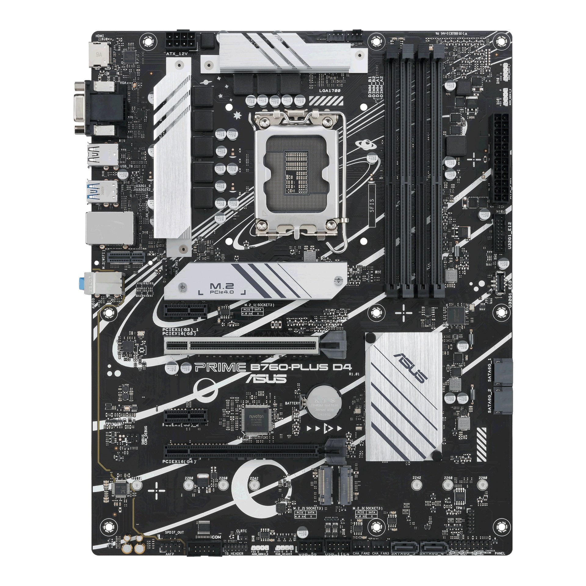 Asus Prime B760-Plus D4 Intel B760  Lga 1700 Atx  90MB1CW0-M0EAY0 - eet01