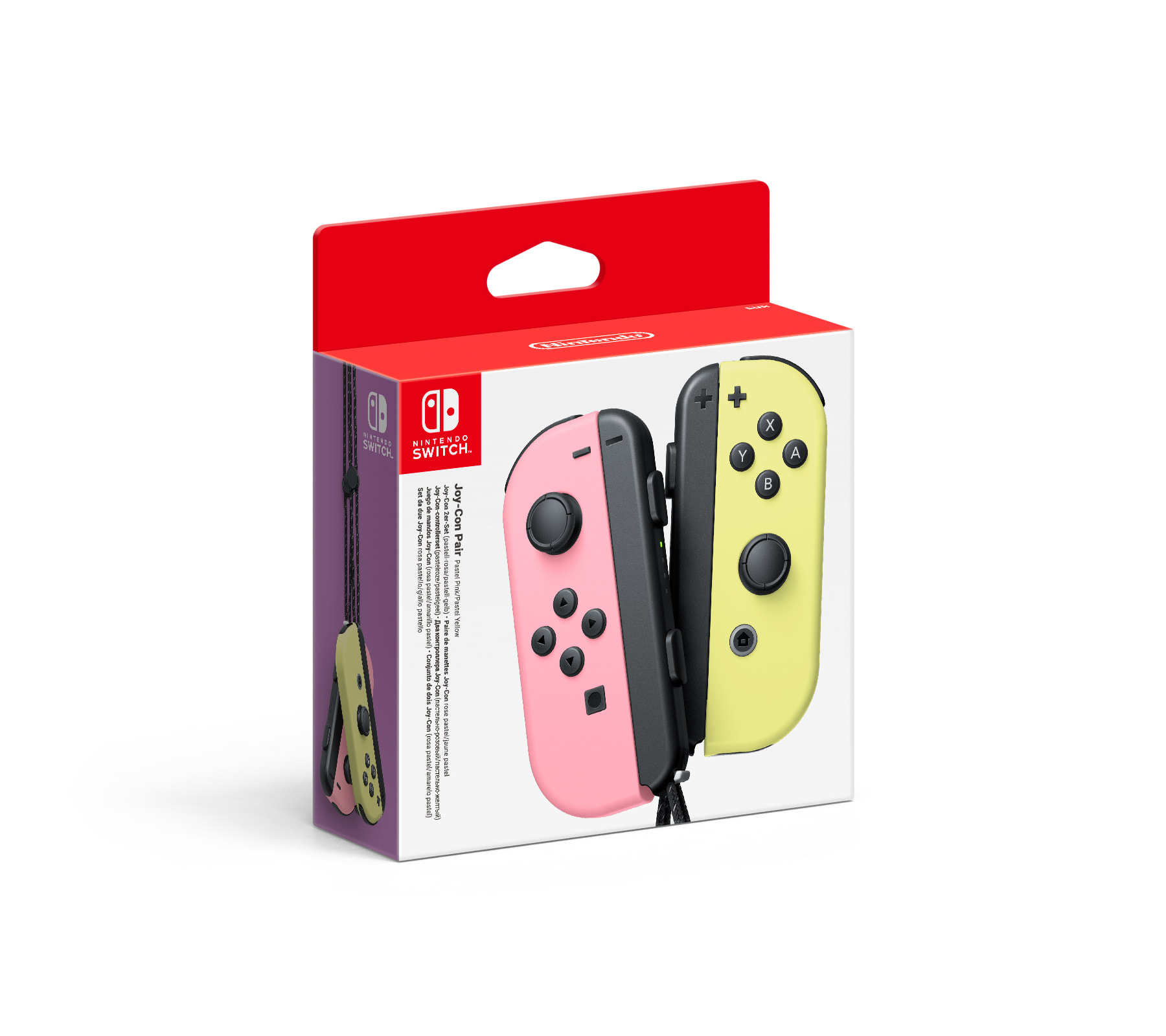 nintendo Nintendo Joycon Pair Pastel Pink Yellow 10011583 - AD01
