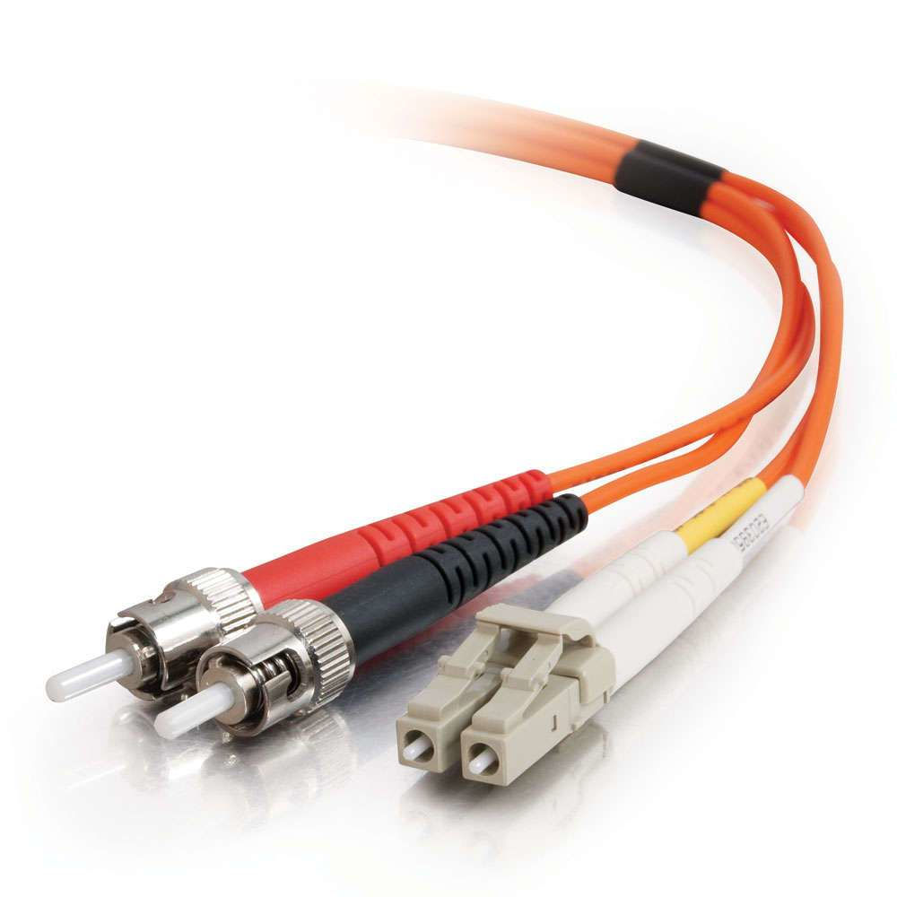 C2G Low-Smoke Zero-Halogen - Patch Cable - LC Multi-mode (M) To ST Multi-mode (M) - 2 M - Fibre Optic - 62.5 / 125 Micron - Orange 85272 - C2000