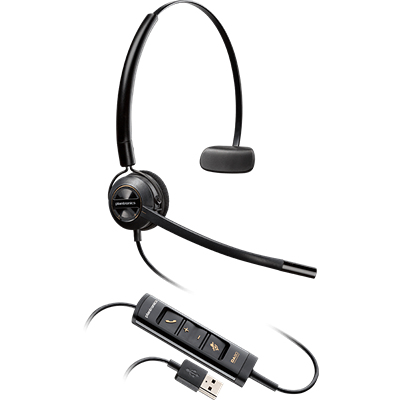 Poly - Audio Non Eis             Encorepro 545 Usb Convertible       Usb Call Center Headset             218277-01