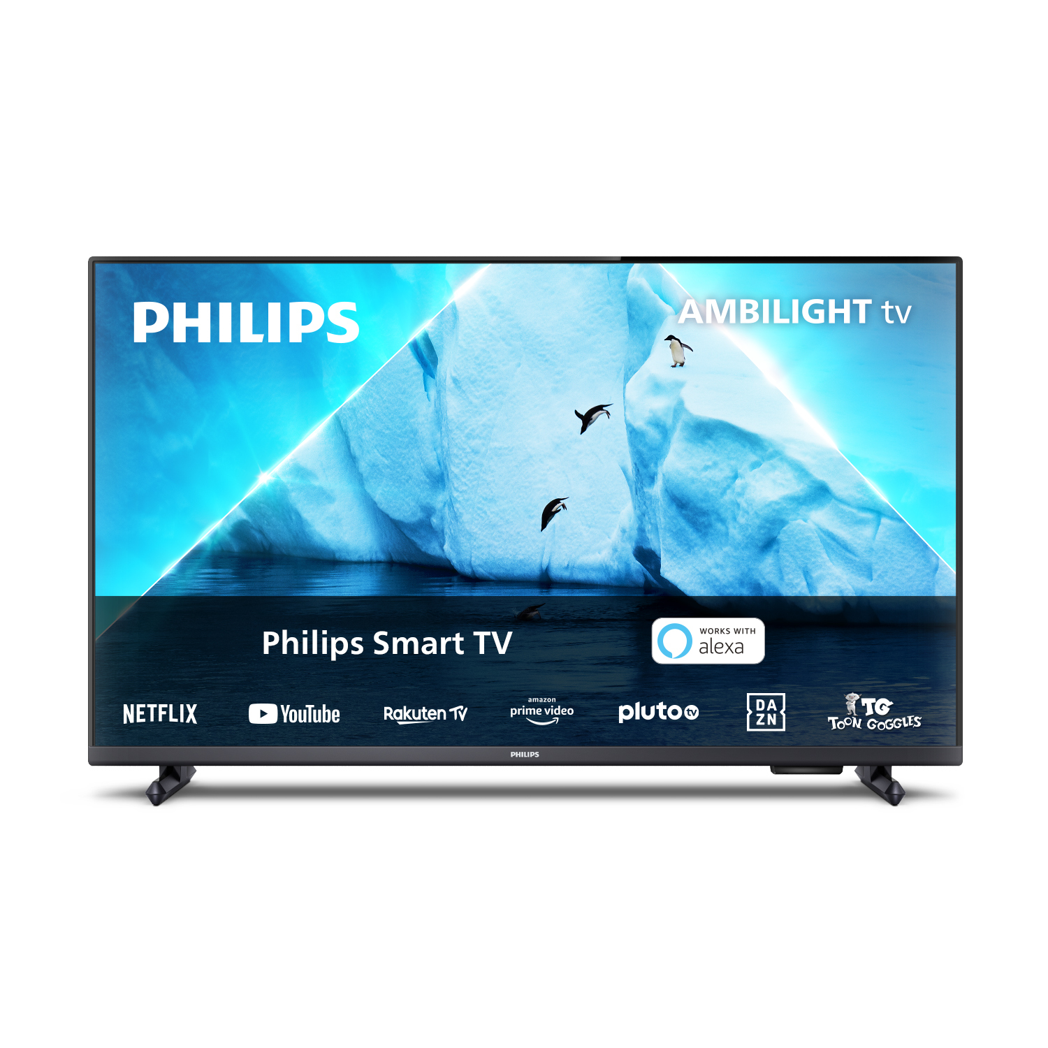 Philips 32PFS6908 - 32" Diagonal Class 6900 Series LED-backlit LCD TV - Smart TV - 1080p 1920 X 1080 - HDR - Anthracite Grey 32PFS6908/05 - C2000
