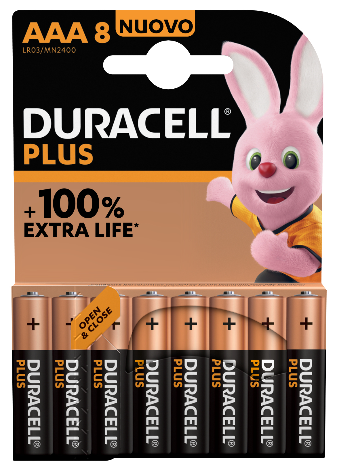 Duracell Plus 100 Aaa Single-Use  Battery Alkaline  141179 - eet01