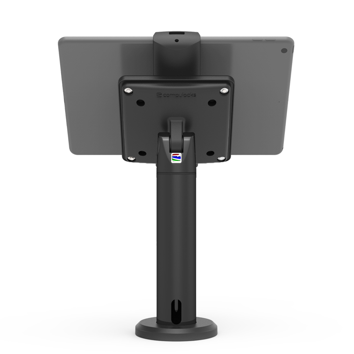 Compulocks The Rise Stand Kiosk And Cling Universal Wall MOunt - Mounting Kit (universal Mount, Pole Stand, Mount Cover) - For Tablet - Black - Screen Size: 7"-13" - Mounting Interface: 100 X - C2000