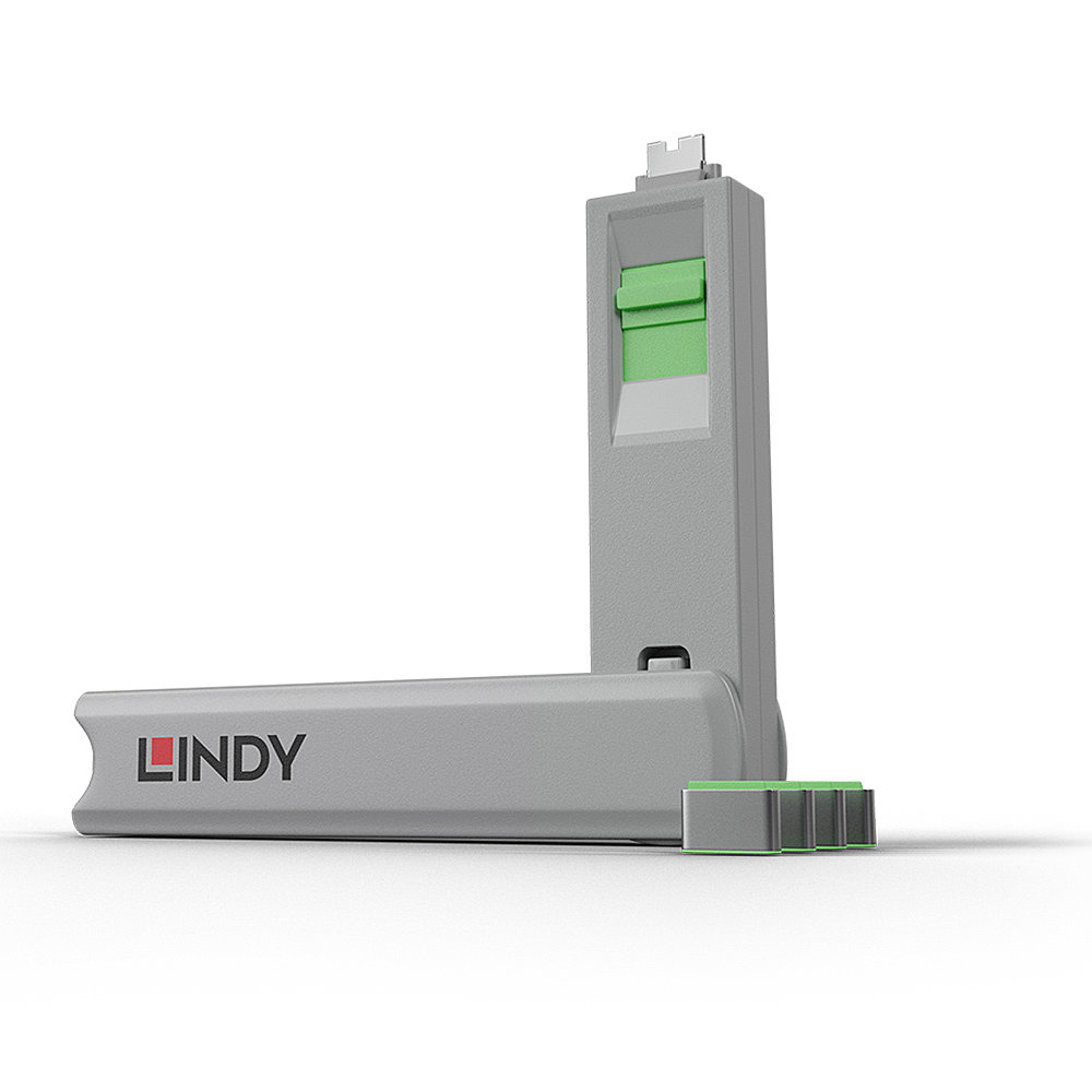 Lindy Usb Type C Port Blocker, Green  40426 - eet01