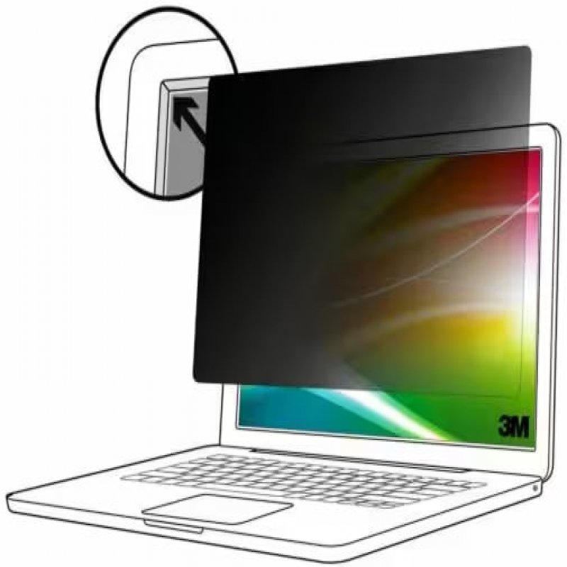 3M Bright Screen Privacy Filter  - 12.5in Laptop, 16:9.  BP125W9B - eet01
