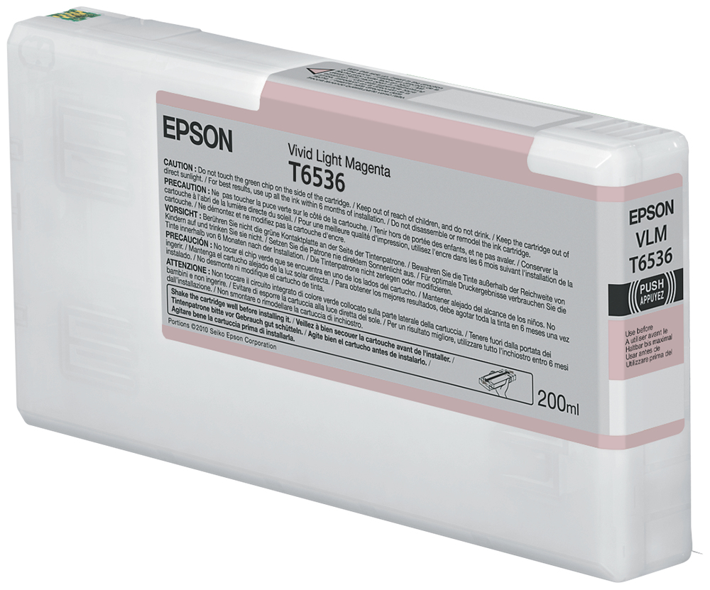 Epson Epson T6536 Light Magenta Ink Cartridge 200ml - C13t653600 C13t653600 - AD01