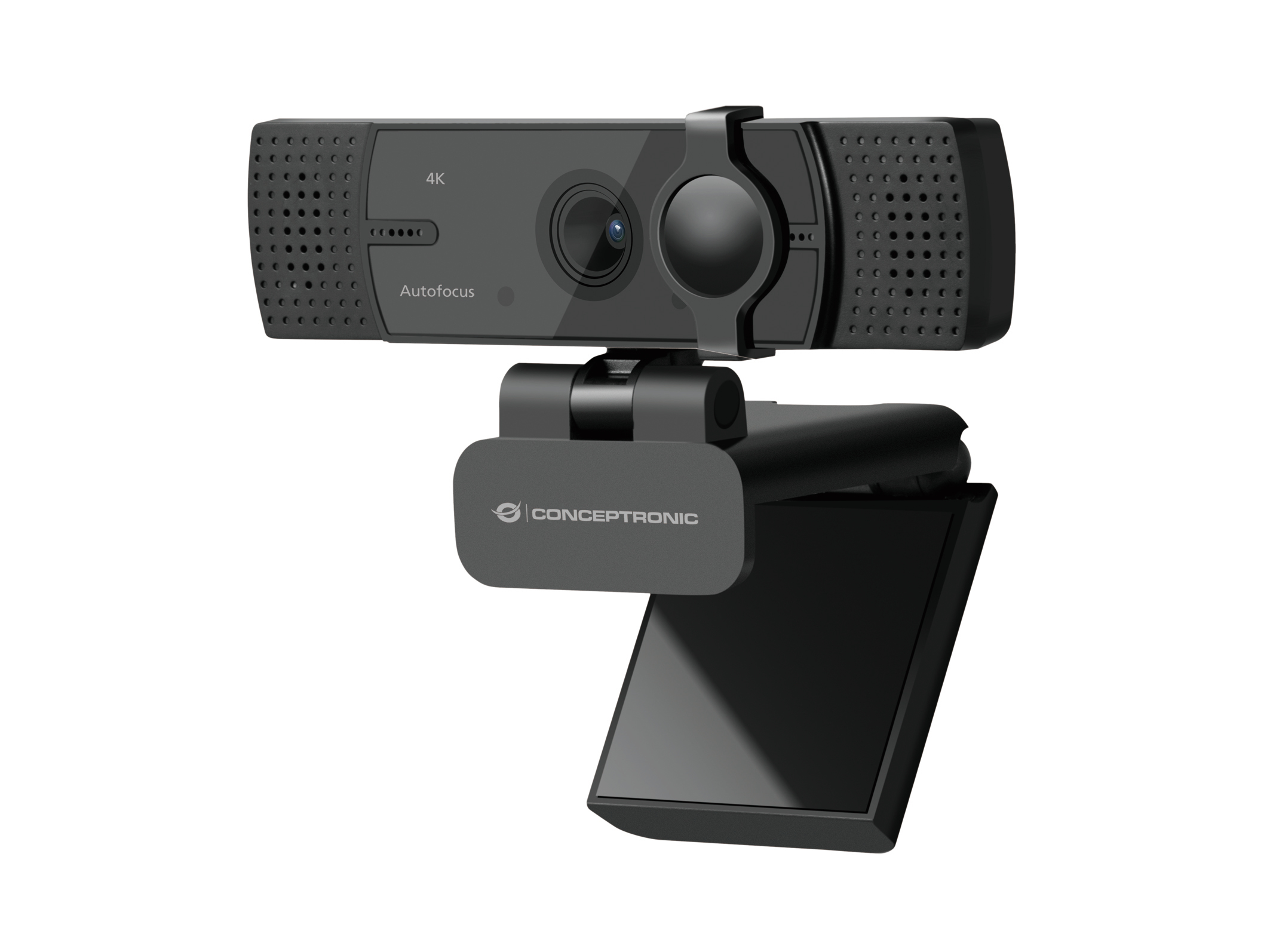 Conceptronic Webcam 16 Mp 3840 X 2160  Pixels Usb 2.0 Black  AMDIS07B - eet01