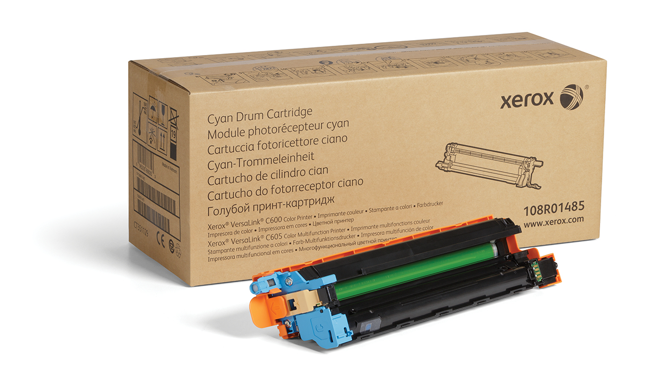 Xerox VersaLink C605 - Cyan - Drum Cartridge - For VersaLink C600, C605 108R01485 - C2000