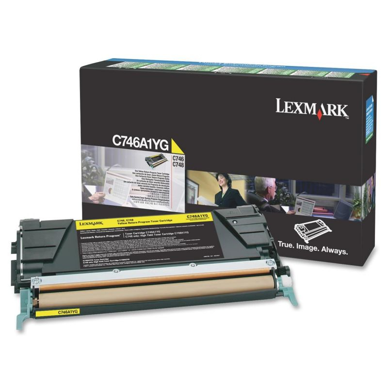 lexmark Lexmark Yellow Toner Cartridge 7k Pages - C746a1yg C746a1yg - AD01