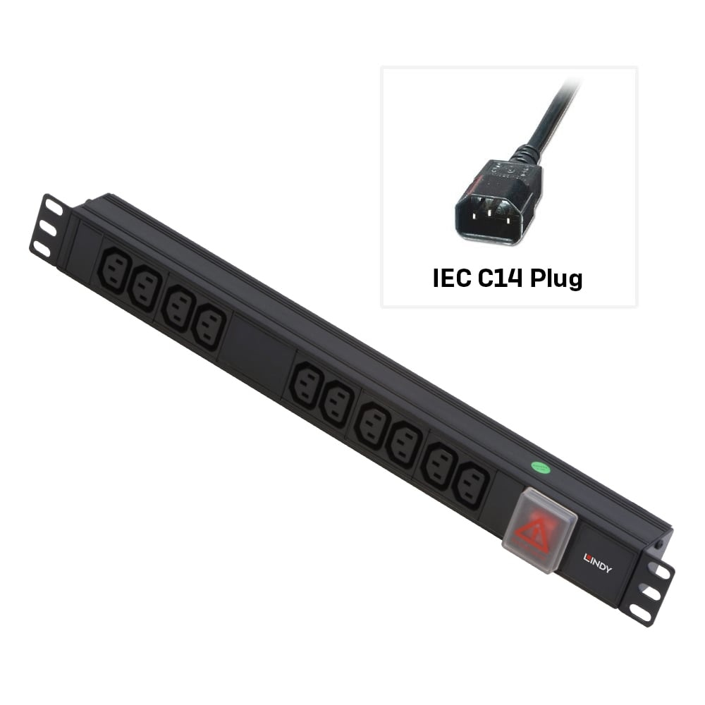 1u 10 Way Iec Pdu Iec To 10 Iec 29994 - WC01