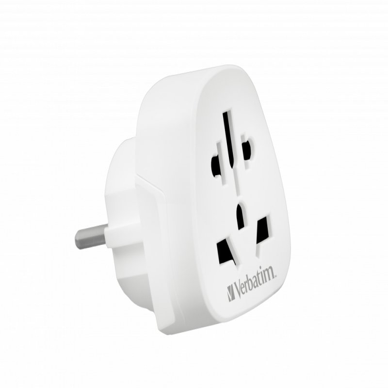 Verbatim World to Europe Travel  Adapter Plug WTEU-02  49549 - eet01