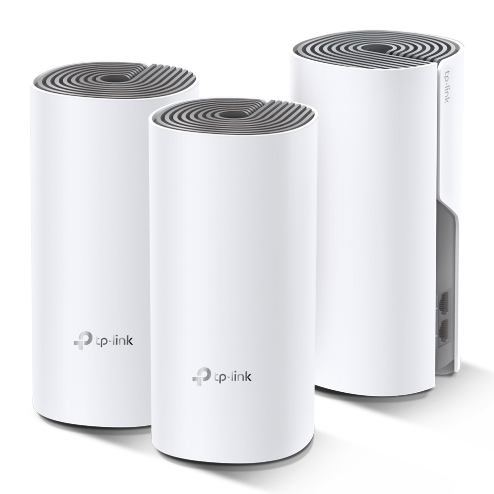 TP-Link AC1200 Whl Hme Msh WiFi Syst 3x DECO E4(3-PACK) - CMS01