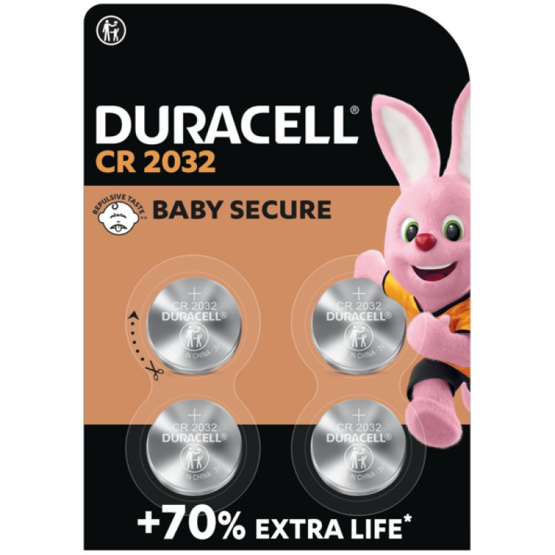 Duracell Cr2032 Single-Use Battery  Lithium  119376 - eet01