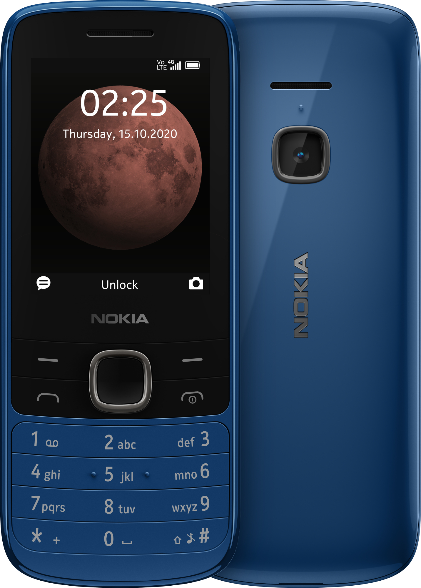 nokia 225 4g 2.4in 64mb 128mb Dark Blue Phone 1gf025fpg2l02 - AD01