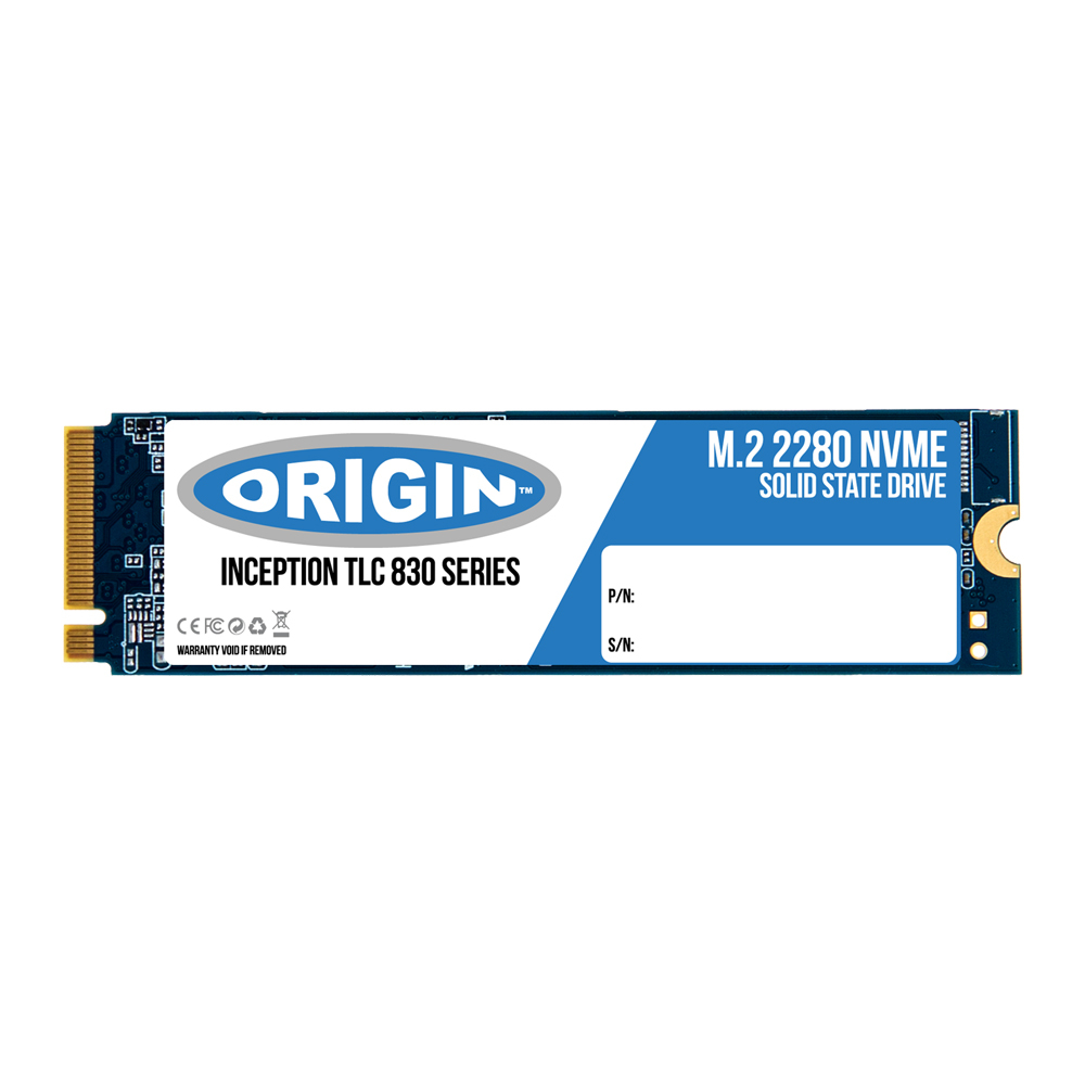 Origin Storage Inception Tlc830 Pro Series 256gb Pcie 3.0 Nvme M.2 80mm 3d Tlc Otlc2563dnvmem.2/80 - TC01