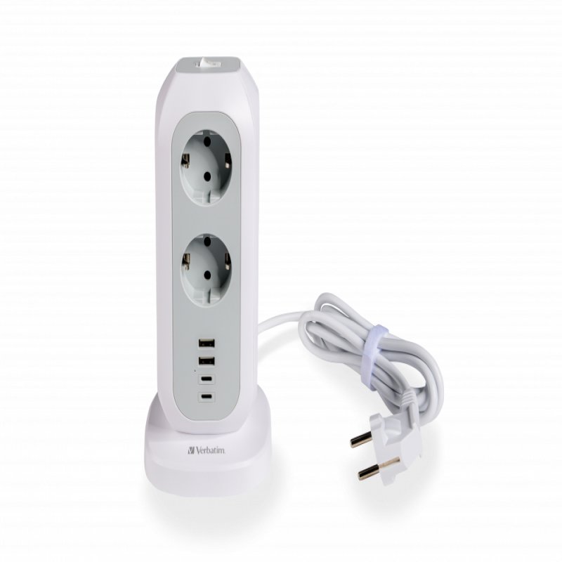 Verbatim EU Power Tower EUPT-01 11xAC  / 2xUSB / 2xType-C  49547 - eet01