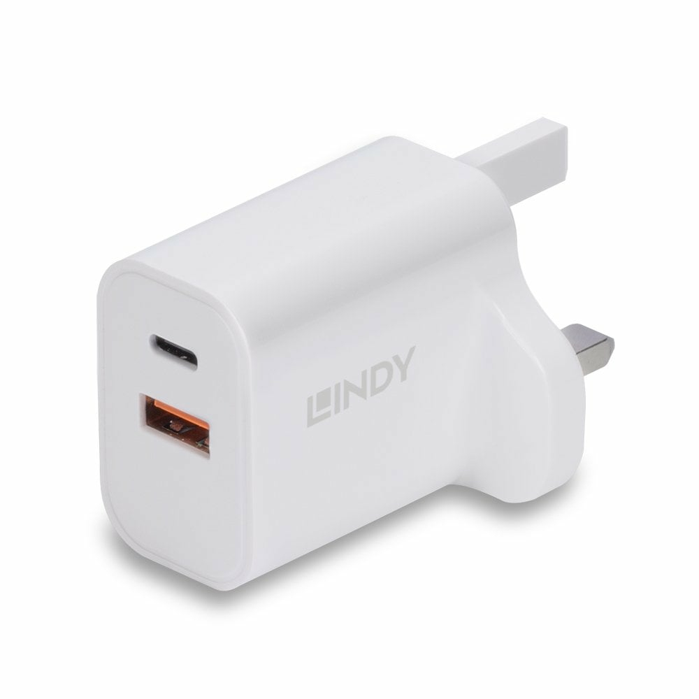 30w Usb Type A & C Charger Uk Plug 73425 - WC01