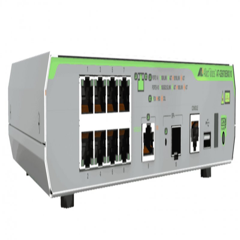Allied Telesis - Volume          L3 Gigabit Switch 8x 10/100/        1000-t 1x 1/2.5/5/10g-t 1x Sfp+     At-gs970emx/10-50