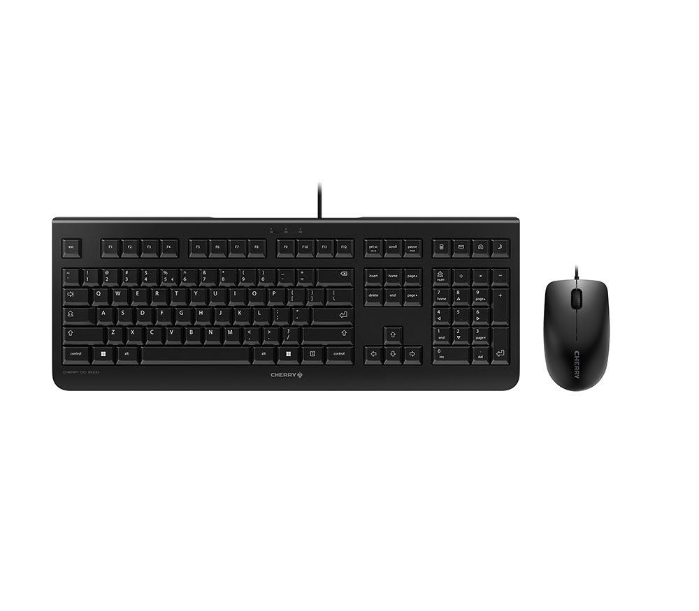 Cherry - Entry Level Kbd Combos  Cherry Dc 2000 Us-english With      Black                               Jd-0800eu-2