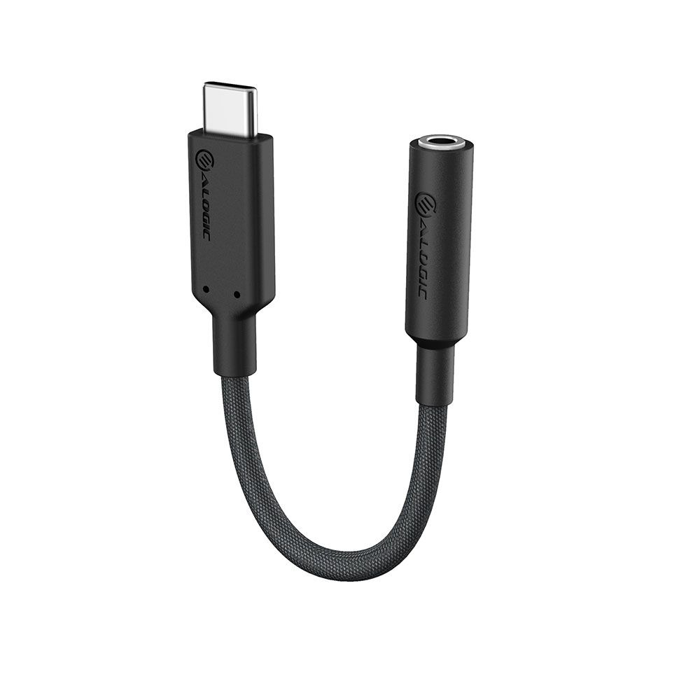 Alogic - Cabling & Adapters      Alogic Elements Pro 10cm Usb-c      To 3.5mm Audio Adapter - Black      Elpc35a-bk