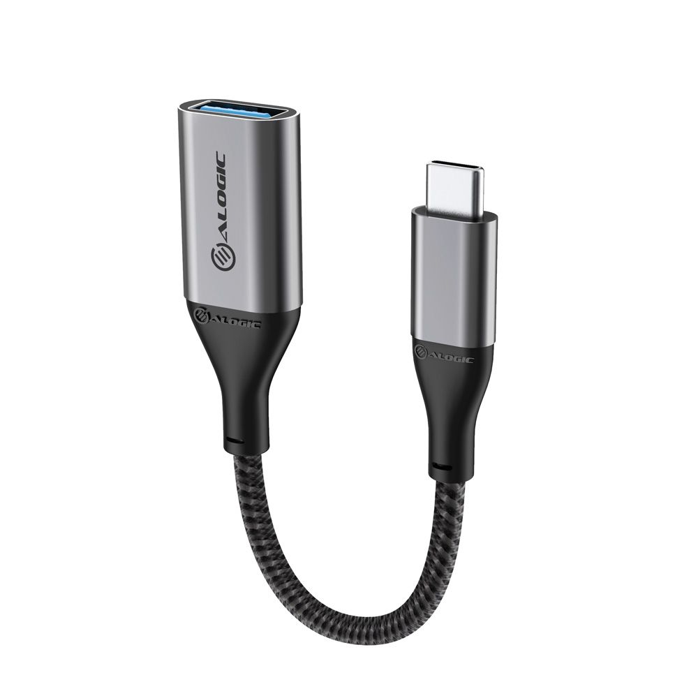 Alogic - Cabling & Adapters      Alogic 15cm Super Ultra Usb-c       To Usb-a Adapter - Space Grey _x    Ulcaa-sgr