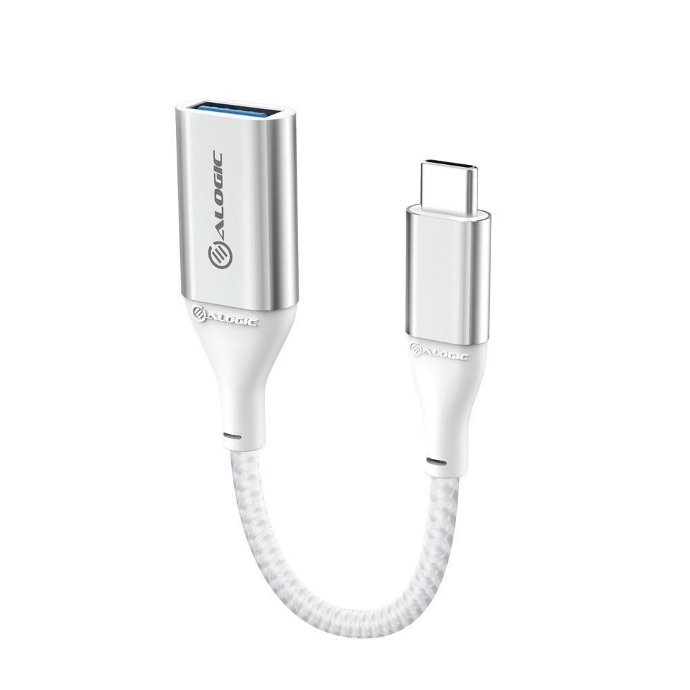 Alogic - Cabling & Adapters      Alogic 15cm Super Ultra Usb-c       To Usb-a Adapter - Silver _x000d    Ulcaa-slv