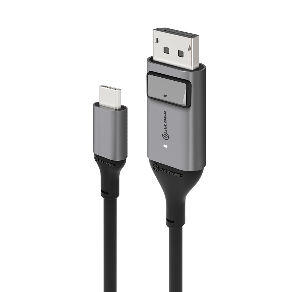Alogic - Cabling & Adapters      1m Ultra Usb-c (male) To Dp         (male) Cable - 4k 60hz W            Ulcdp01-sgr