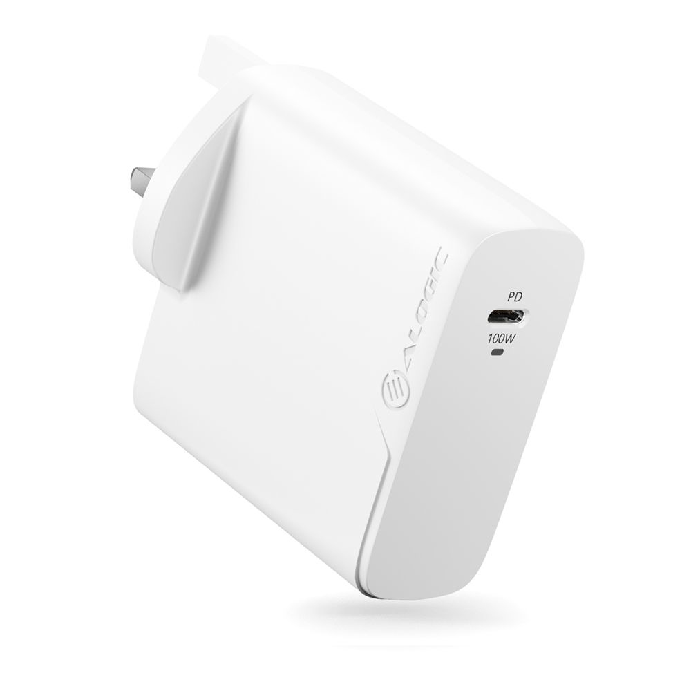 Alogic - Charging & Power        Alogic 1x100 Rapid Power 100w       Gan Charger Usb-c (max. 100w) -i    Wcg1x100-uk