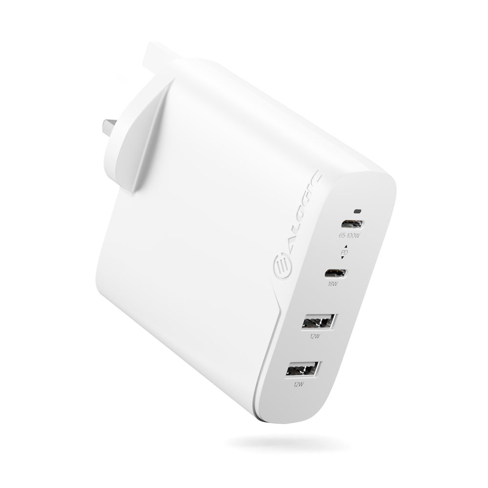 Alogic - Charging & Power        Alogic 4x100 Rapid Power 4 Port     100wgancharger Usb-c(max. 100w)     Wcg4x100-uk