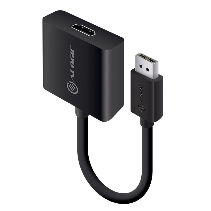 Alogic - Hubs & Adapters         Alogic 20cm Active Displayport      1.2 To Hdmi Adapter-male To Fema    Dplc-hd4kac