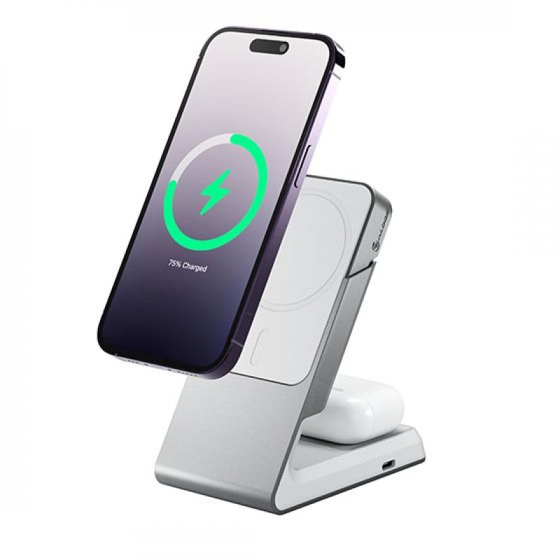 Alogic - Charging & Power        Magsafe Charger With Desktop        Dock-white                          Mscddwh