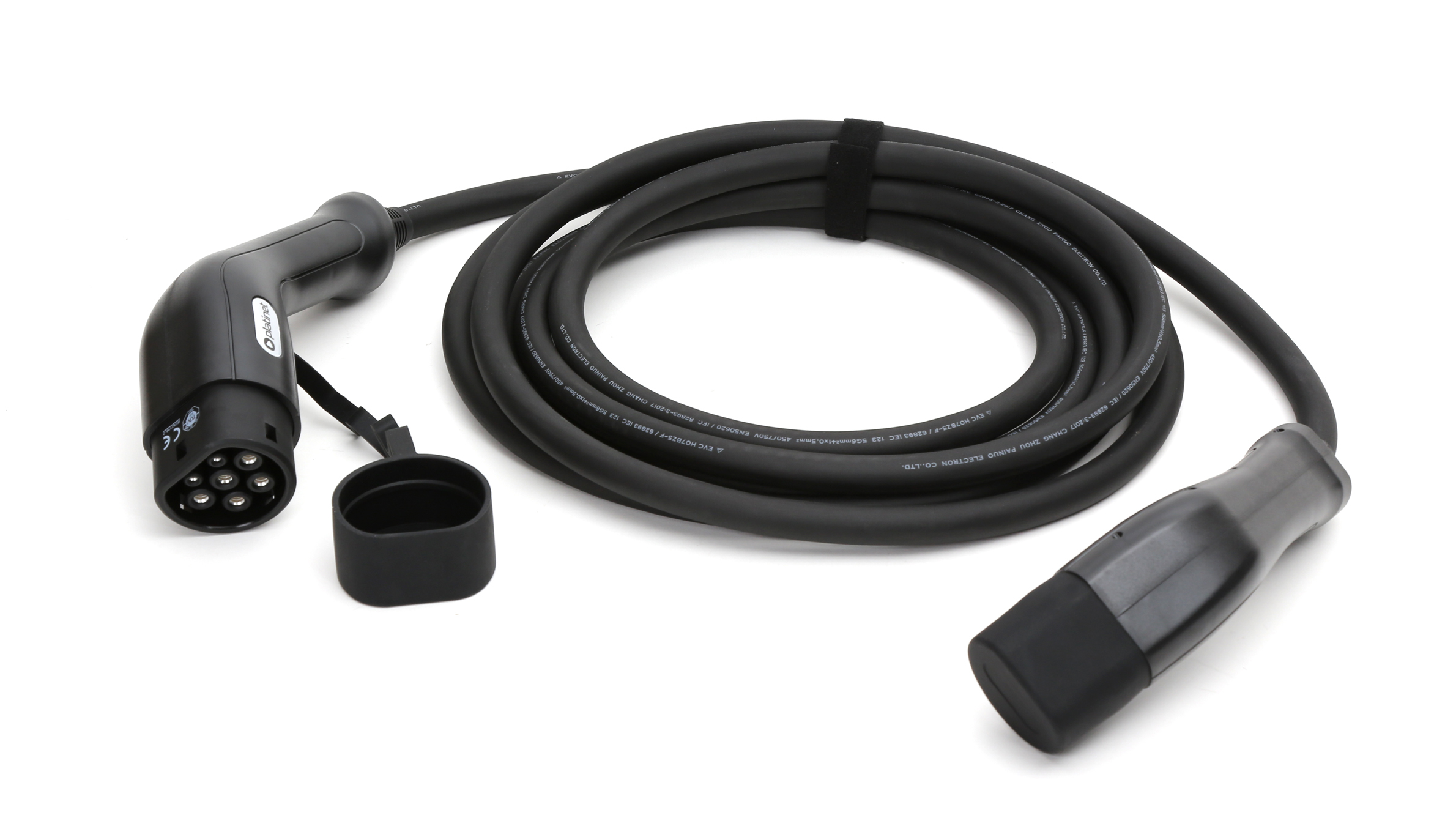 Platinet - Computer Accessories  Ev Charging Cable Type2 5m          22kw-black Electric Car/vehicle     Pevc22kw5b-b