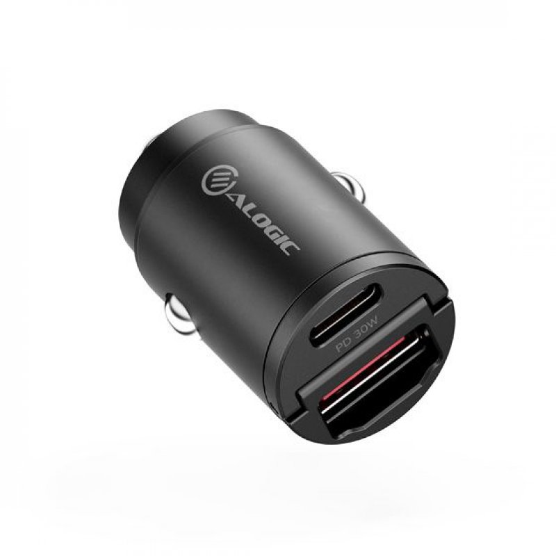 Alogic - Charging & Power        Rapid Power 30w Car Charger 1x      Usb-c Port 1x Usb-a Port            Crca30