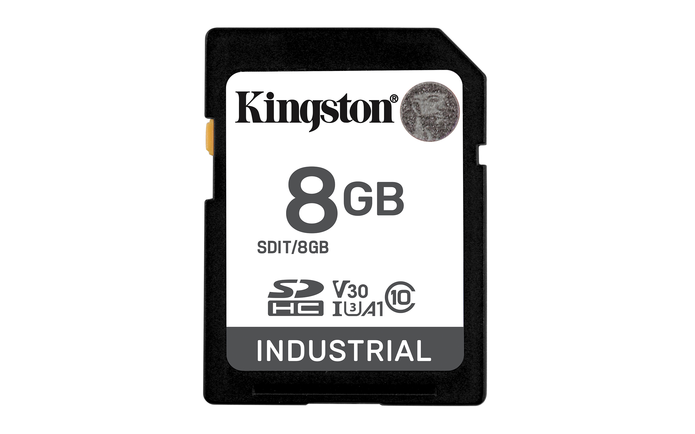 Kingston - Digital Media Product 8gb Sdhc Industrial C10             -40c To 85c Uhs-i U3 V30 A1 Pslc    Sdit/8gb