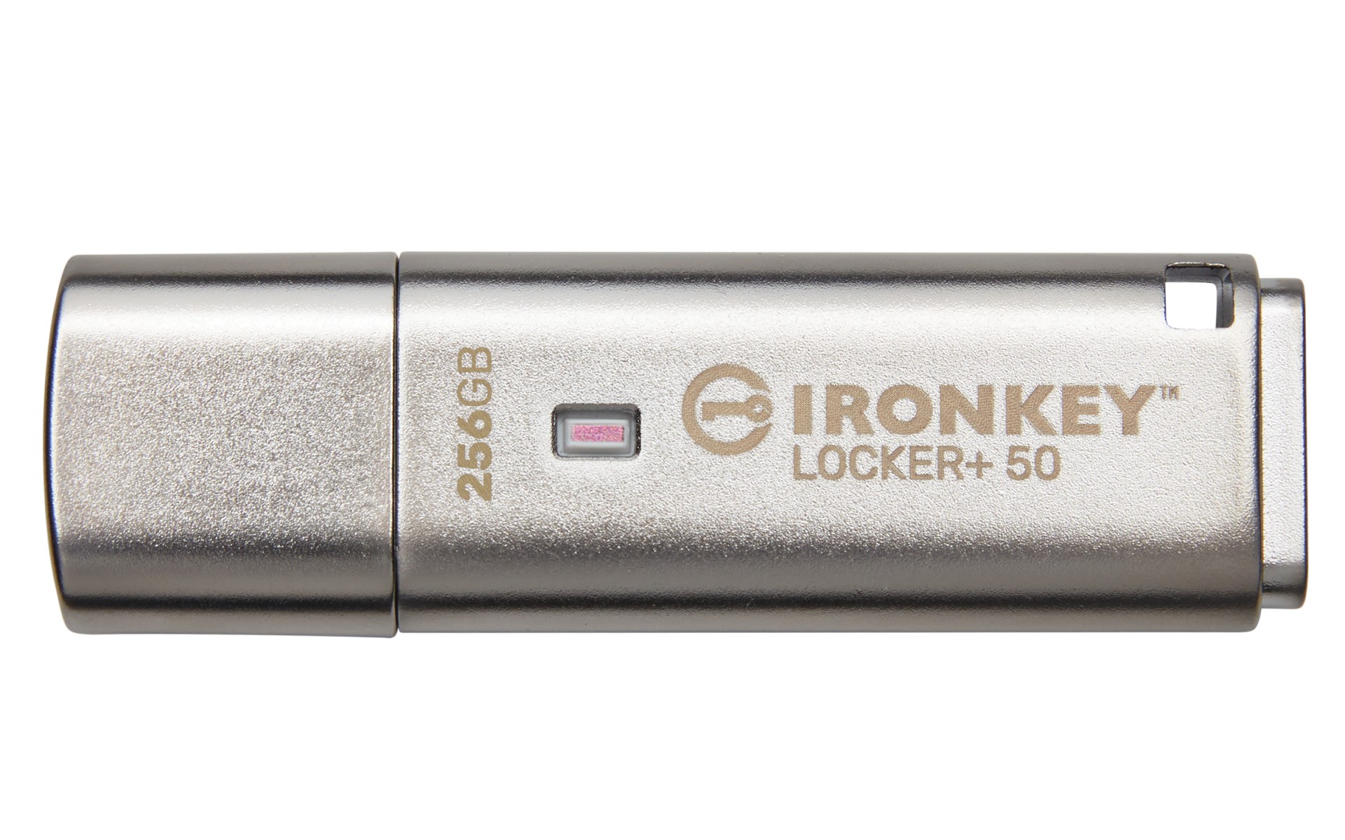 Kingston - Digital Media Product 256gb Usb 3.2 Ironkey Locker+50     Aes Usb W/256bit Encryption         Iklp50/256gb