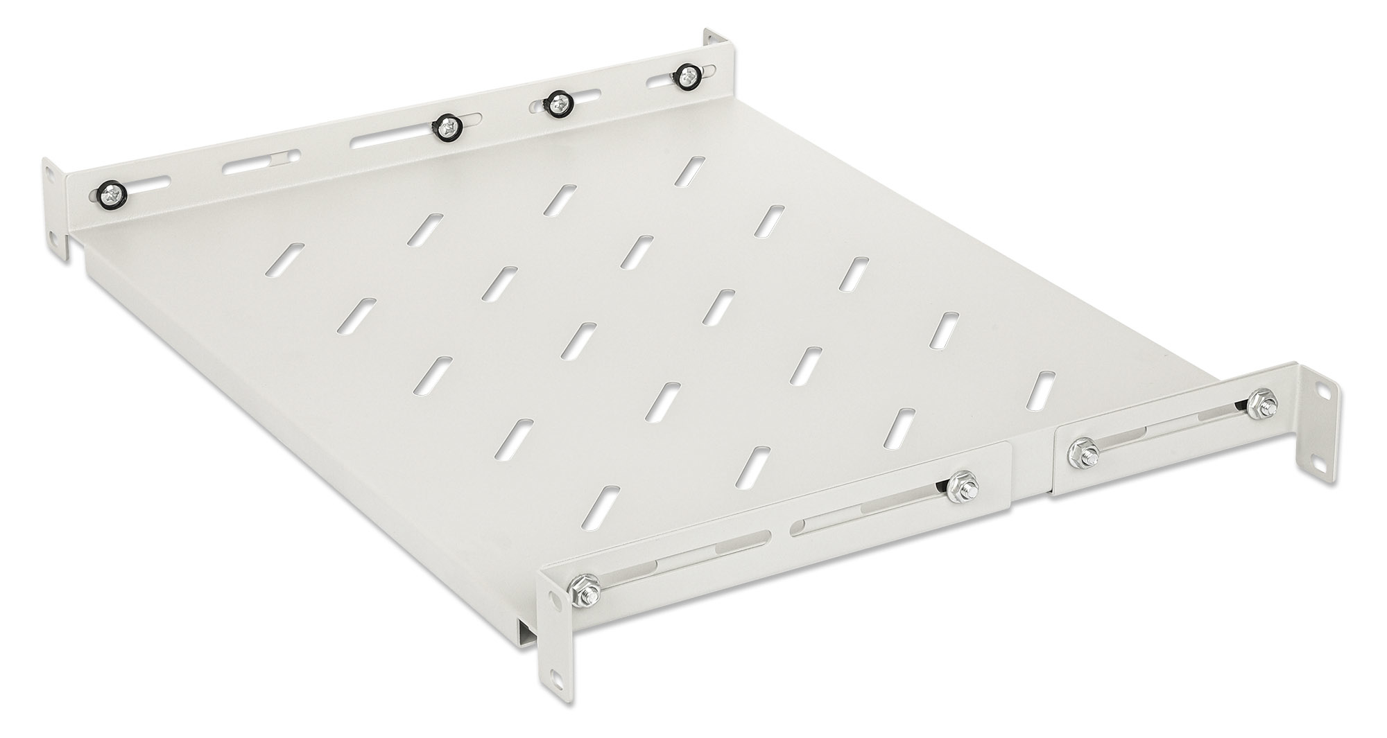 Intellinet                       19in Fixed Shelf 1u 350mm Adjus     -350 To 550mm Max 20kg Grey         713726