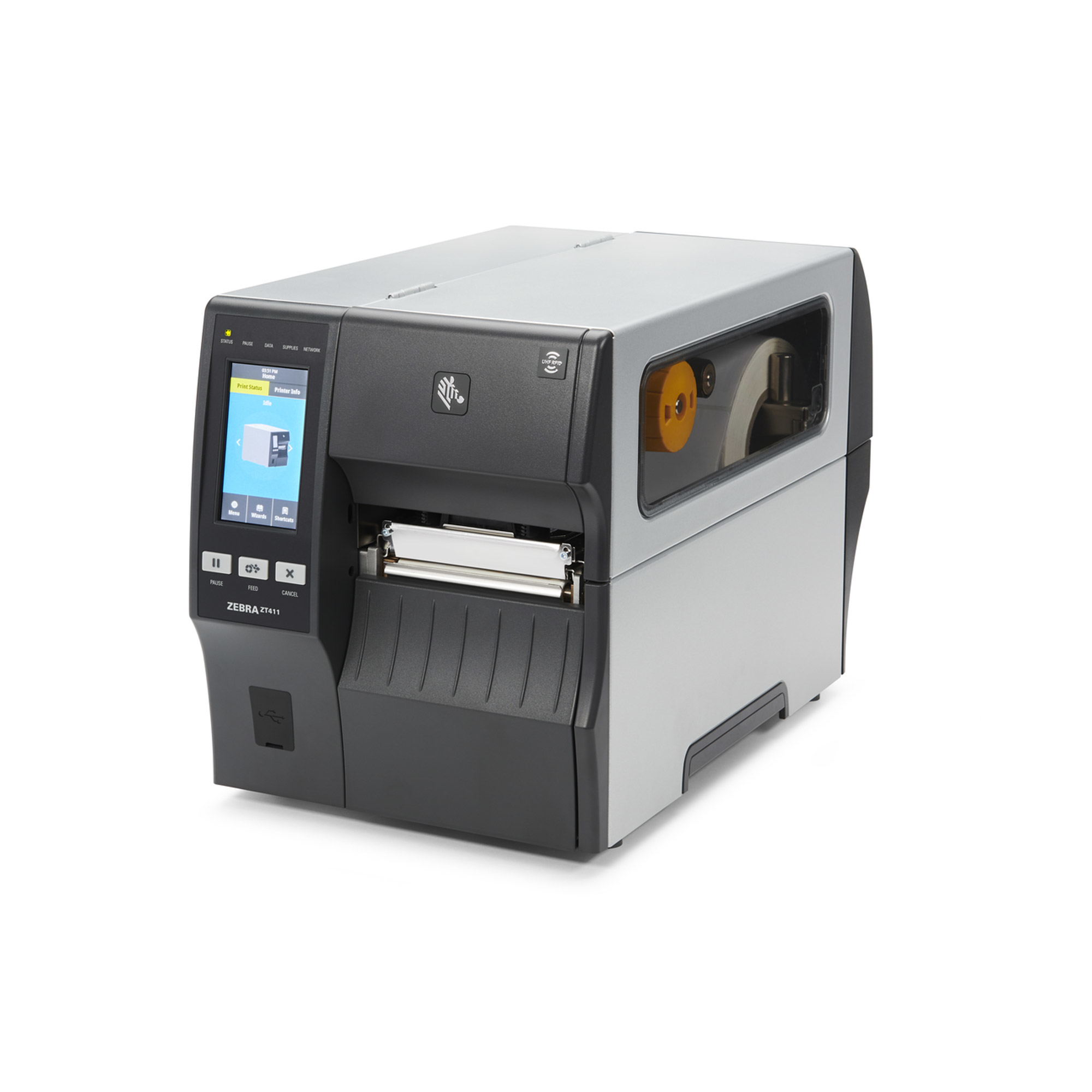 Zebra - Ait_ttop_a2_1            Zt411 Tt Print 4in 600dpi Eu/uk     Usb Lan Bt 4.1/mfi Peel Rewind      Zt41146-t4e0000z
