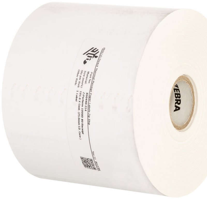 Zebra - Ait_bcsp_s1_1            Z-perf 1000d 80 Receipt 101.6mm     24.1 Meters C-19mm Box Of 16        3003072