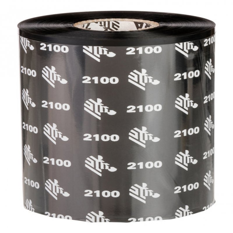 Zebra - Ait_bcsp_s1_1            Ribbon 2100 Wax 110mm               450 Meters C-25mm Box Of 12         02100bk11045